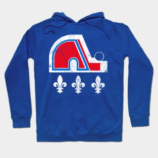 Quebec Nordiques  -- 90s Hockey Team Hoodie